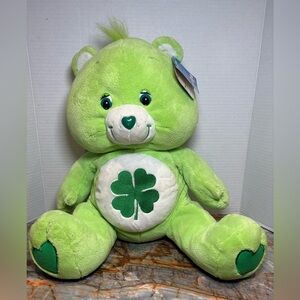 Jumbo 2006 Play Along 18 inch Goodluck Care Bear with Tags